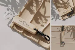Wooden Bottle Opener with Rope Mockup Product Image 1