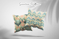 Pastel Bunny Ears Easter Seamless Pattern Product Image 2