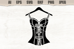 Stencil Vintage Corset Lingerie Product Image 1