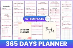 365 Days Planner Canva Interior Product Image 1