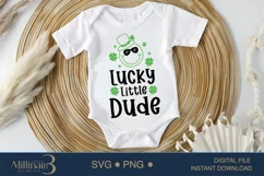 Lucky Little Dude Svg ,The Dude Svg,Birthday Dude Svg, Product Image 1