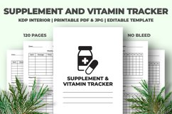 Supplement And Vitamin Tracker KDP Interior Product Image 1