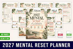 2027 Mental Reset Planner Product Image 1