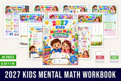 2027 Kids Mental Math Workbook Product Image 1