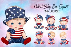 Patriot Baby Boy Sublimation Clipart Product Image 1