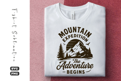 Mountain Expedition The Adventure Begins SVG Product Image 1