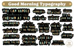 Good Morning Typography Statement Product Image 1