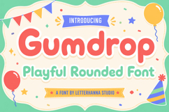 Gumdrop - Playful Rounded Font Product Image 1