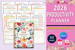 2026 Productivity Planner canva Product Image 1