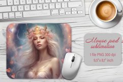 Beauty Fairy mouse pad sublimation design | Fantasy mousepad Product Image 1