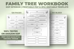 Family Tree Workbook KDP Interior Product Image 1