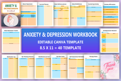 Anxiety &amp; Depression Workbook Product Image 1
