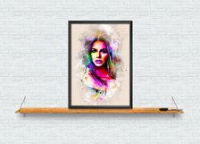 Realistic Watercolor Canvas Painting Product Image 10