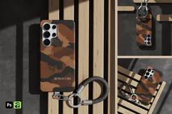 Samsung S26 Ultra Case with Wrist Strap Mockup Product Image 1
