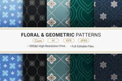 5 Patterns with Floral and Geometric Product Image 1