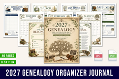 2027 Genealogy Planner Product Image 1