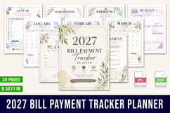 2027 Bill Payment Tracker Product Image 1