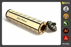 Wooden Pen Box, Gift Jewellery Box, Laser cut file Product Image 1