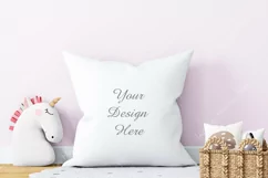 Kids Mockup, Pillow Mockup for SVG, Art, Illustration, JPG Product Image 1