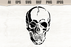 Stencil Skull Head Product Image 1