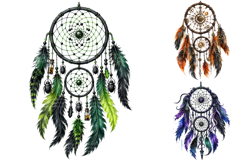 Gothic Dreamcatcher Halloween PNG Product Image 1