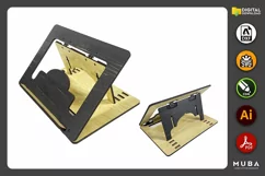 Laser Cut Quran Holder, Quran Stand, Quran Kerim, Book Stand Product Image 1