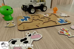 Montessori Animal Toy Puzzles for Kids Ages 1-2-3-4-5 Product Image 2