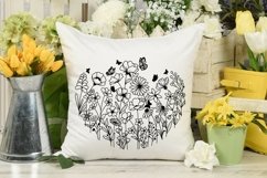 Flower and Butterfly Svg, Blooming flower svg, Flowers Svg Product Image 4