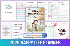2026 Happy Life Planner Product Image 1