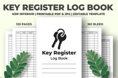 Key Register Log Book KDP Interior Product Image 1