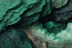 Abstract Green Texture Artistic Design Art Product Image 1