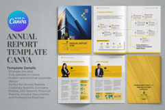 Annual Report Template Canva Product Image 1