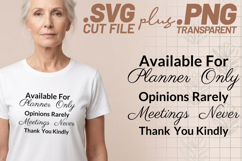 4x Sarcastic Quotes I Planer Limited Tolerance SVG Cut Files Product Image 2
