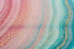 Swirling pink, blue, and gold glitter patterns Product Image 1