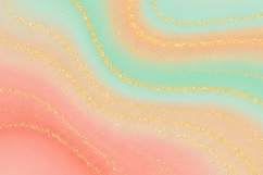 Background with swirling gold lines and pastel colors Product Image 1