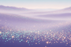 Magical landscape with sparkling lights in a purple haze Product Image 1