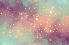Pastel Marble Nebula Background with Shimmering Golden Dust Product Image 1