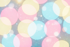 Whimsical Pastel Bokeh Background with Soft Product Image 1