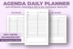 Agenda Daily Planner KDP Interior Product Image 1