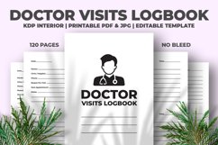 Doctor Visits Logbook KDP Interior Product Image 1