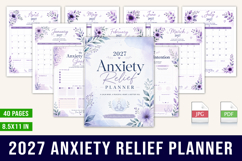 2027 Anxiety Relief Planner Product Image 1