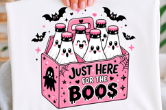 I'm Just Here for the Boos Halloween PNG Product Image 1