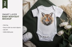 Baby Bodysuit Mockup Product Image 1