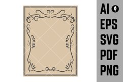 Set of vintage frames. Design elements for poster, emblem Product Image 1