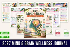 2027 Mind & Brain Wellness Journal Product Image 1