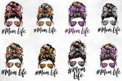 Messy Bun MomLife Sublimation Product Image 3