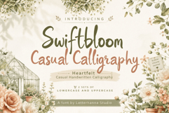 Swiftbloom Font | Heartfelt Casual Handwritten Calligraphy Product Image 1