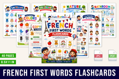French First Words Flashcards Product Image 1