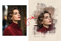 Vintage Texture Portrait Template Product Image 2