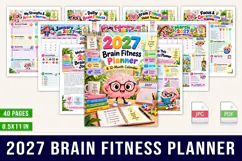 2027 Brain Fitness Planner Product Image 1